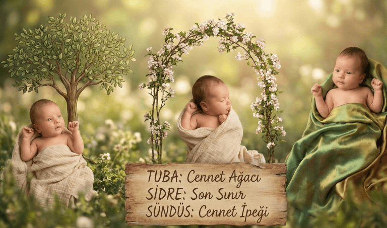 Cennetin Kapilari ve Kokulari Tuba Sidre ve Sundus Isimlerinin Manevi Yolculugu