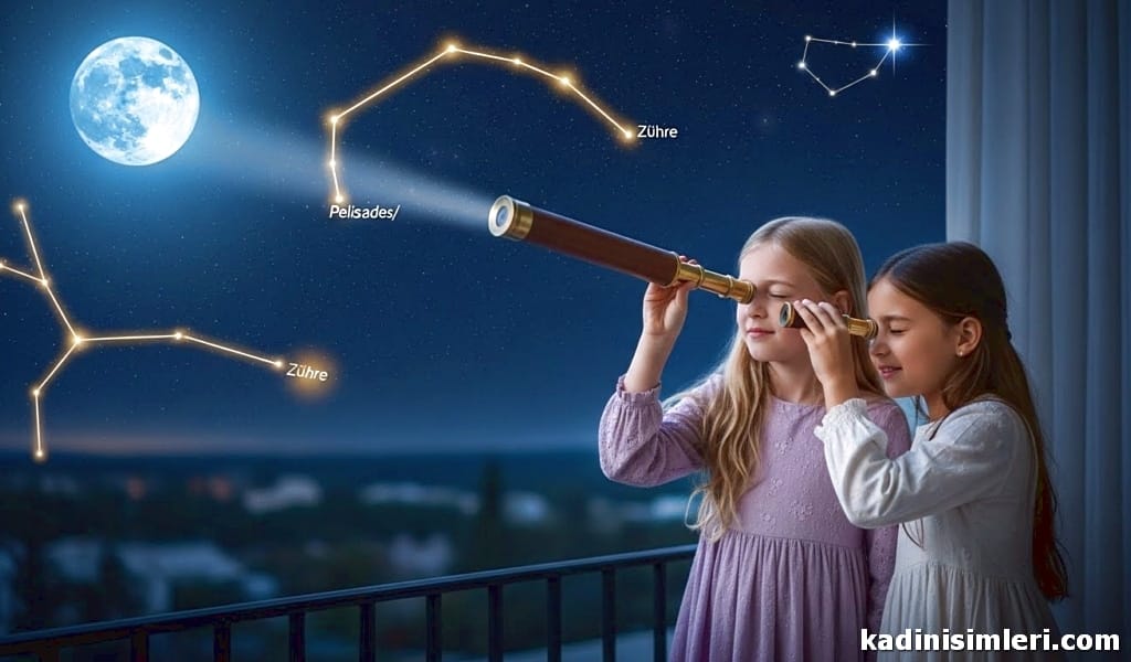 Gokyuzu Gezegen ve Takimyildiz Kiz Isimleri