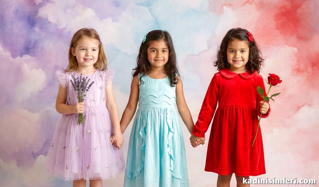 Hayatiniza Renk Katan En Guzel Renkli Kiz Isimleri